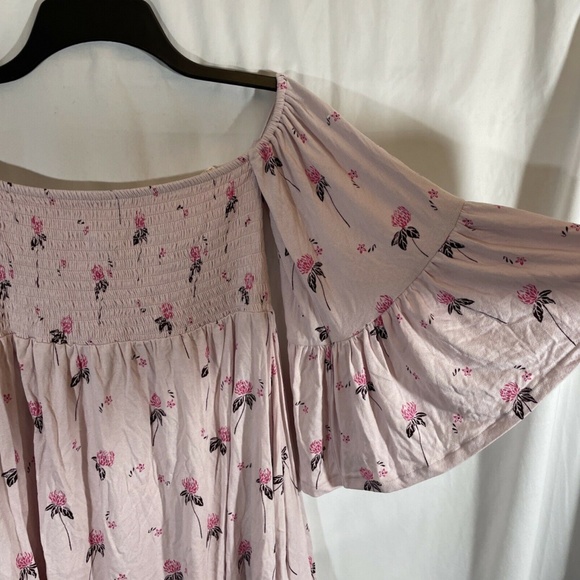 NWT $98 Free People [ XS ] Lana Off the Shoulder‎ Tunic Top in Cloud Berry - Picture 5 of 12